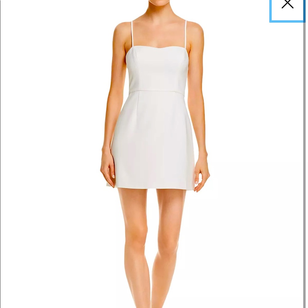 French Connection Sweetheart White A-line Dress